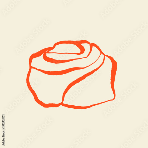 Hand-drawn illustration of cakes, bread, and bakery products in doodle style. Perfect for cafe branding, food packaging, menu design concepts, bakery menu, sweet food, and homemade treats