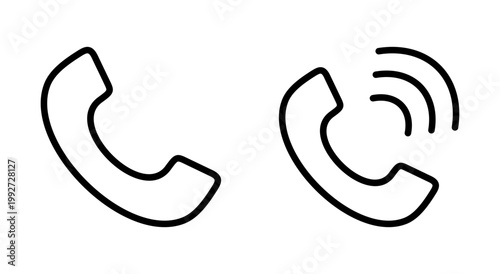 Call icon symbol for apps and websites. telephone sign and symbol. phone icon. contact us