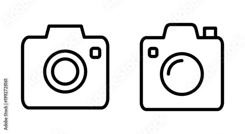 Camera icon symbol for apps and websites. photo camera sign and symbol. photography icon.