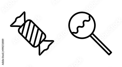 Candy icon symbol for apps and websites. candy sign and symbol.