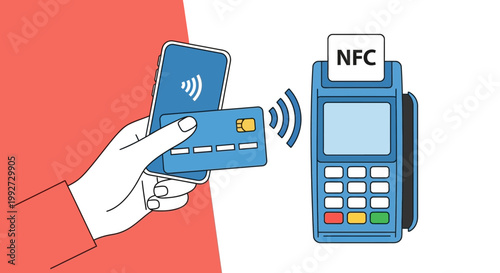 NFC Mobile Payment Terminal.