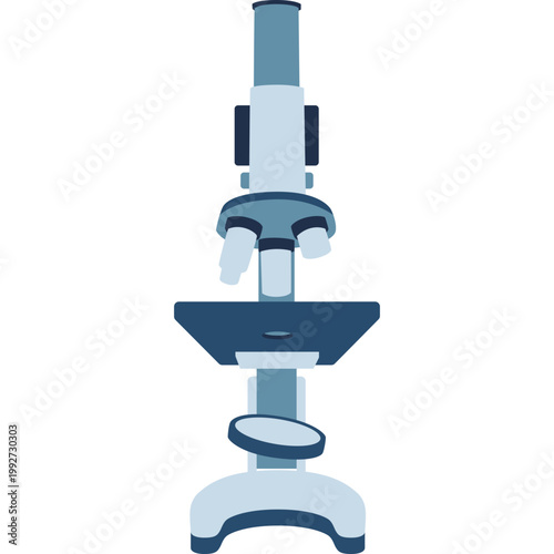 Microscope Vector Illustration