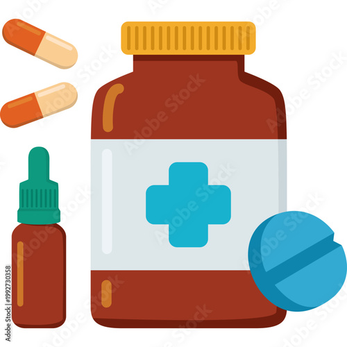 Medicine Vector Illustration