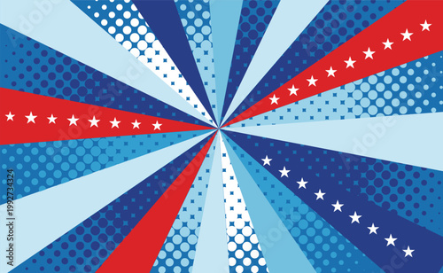 星条旗デザインのイベント用背景