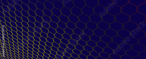 Net pattern close up. Rope net . Soccer, football, volleyball, tennis and tennis net pattern. blue Fisherman hunting net rope texture