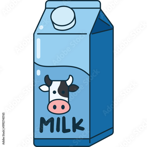Milk Carton Illustration
