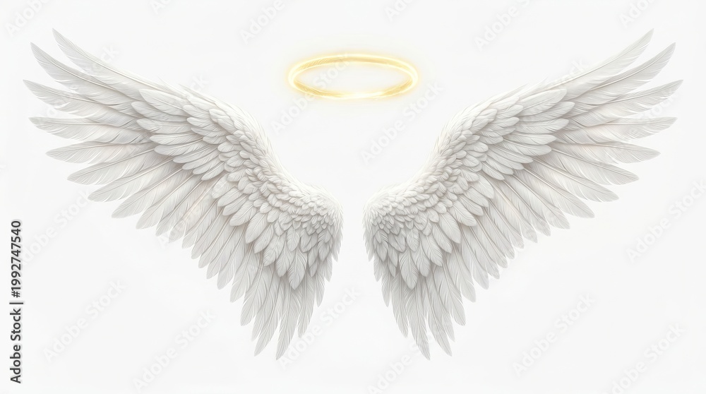 Fototapeta premium Elegant divine art piece suitable for religious or celestial themed projects.