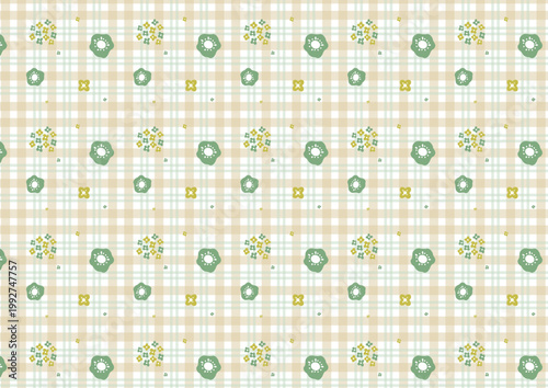 お花の包装紙 / スウォッチあり