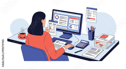 Professional appliance repairman kneeling to fix a broken dishwasher while a concerned woman watches in a modern home kitchen.