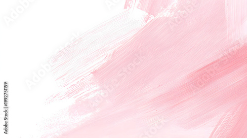 Background pink watercolor brush stroke with copy space soft abstract design
