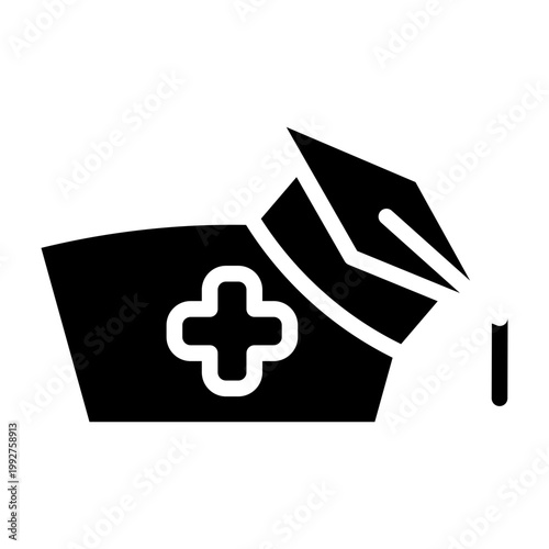 Medical Training Vector Glyph Icon Design
