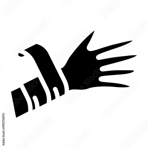 Wound Dressing Vector Glyph Icon Design