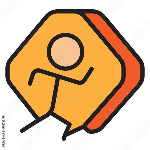 Metaverse Portal Vector Filled Icon Design