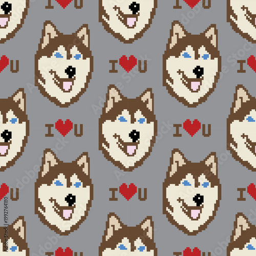 Seamless geometric animal patterns designed for fabric, clothing, backgrounds, decoration, wallpaper, and gifts.