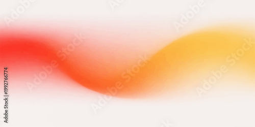 Bright abstract background illustration featuring a vibrant orange and yellow wave pattern with a flowing gradient motion and energetic light curves for a modern decorative art wallpaper design