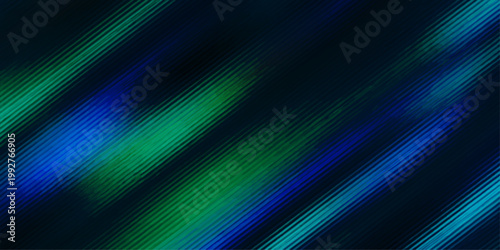 An abstract futuristic wallpaper featuring colorful blue light waves and digital line patterns with a glowing motion effect on a dark textured background