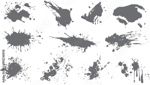 Dirty monochrome grunge texture featuring cracks chips and dots on an aged abstract worn surface background