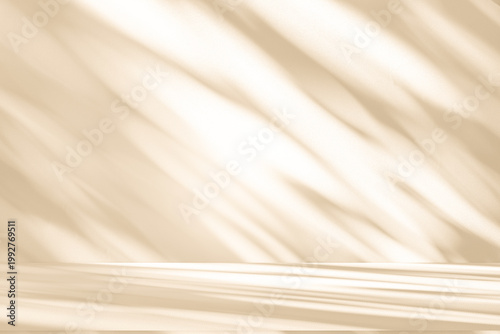 Canvastavla Wall interior autumn background, studio, and backdrops show products