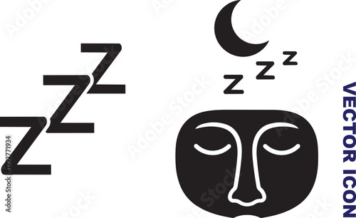 Black and white of the letter z with a sleeping cat