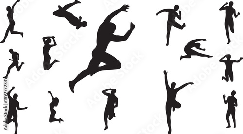 ballet dancers silhouettes