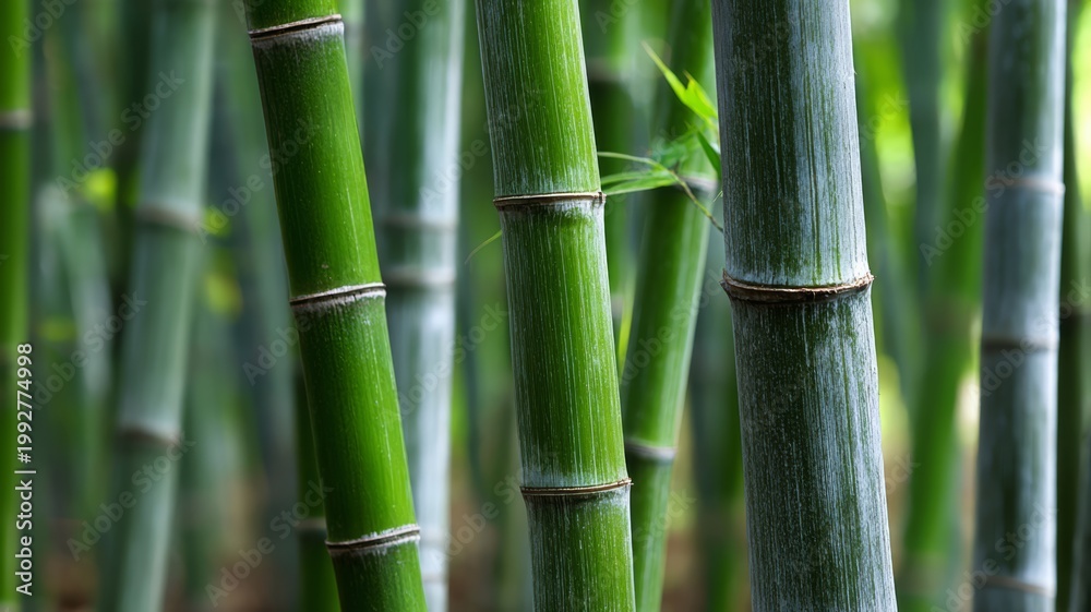 Obraz premium Bamboo forest vertical lines