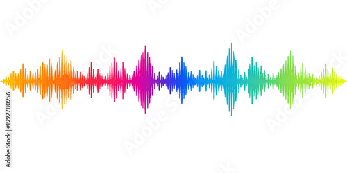 Blue digital sound wave vector illustration featuring a modern electronic equalizer pulse and audio frequency waveform design for music technology