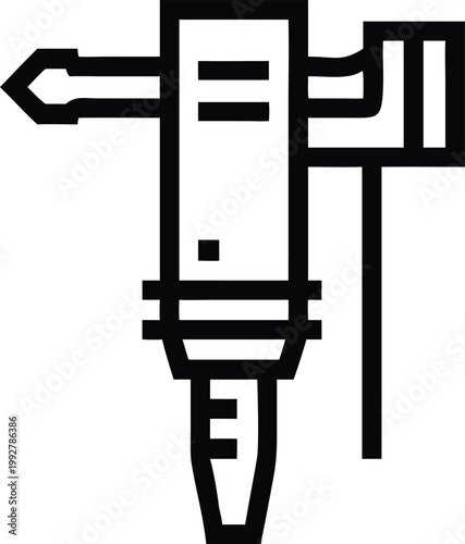 Powerful jackhammer tool for heavy duty demolition and construction work