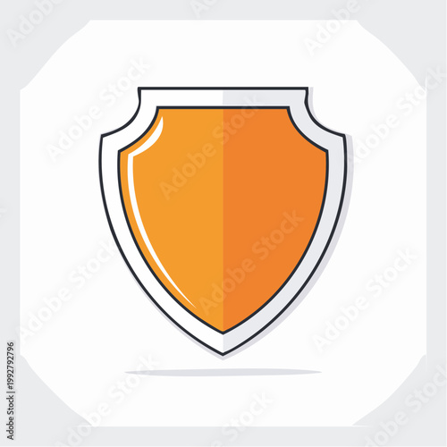 Free Download Orange shield icon - GFXLoad