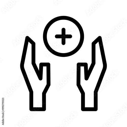 Healthcare line icon modern medical outline set, hospital services and wellness concept visual