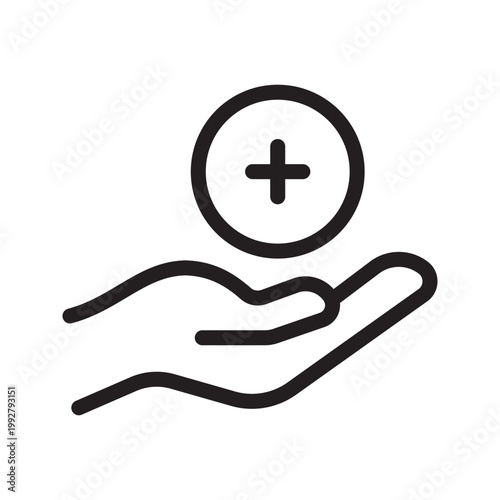 Modern medical icon set clean healthcare symbols, hospital services and clinical care collection visual