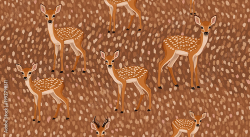 A charming illustration of a fawn, evoking a sense of peace and tranquility. Ideal for children’s books, nature-themed content, or branding focused on