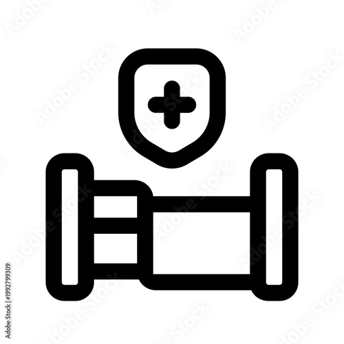 vip room line icon perfect for healthcare flyers, medical presentations, hospital brochures, health awareness posters, and wellness social media content