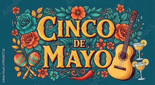 Cinco de mayo celebration a vibrant and festive illustration