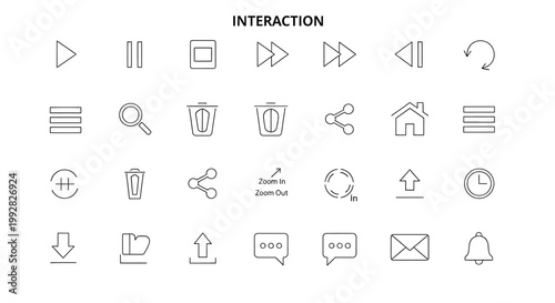 Collection of web interface icons 2.