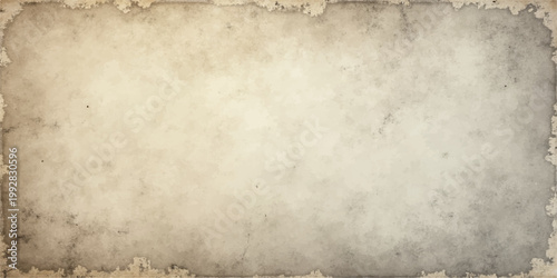 Aged vintage parchment with a stained brown grunge texture and blank antique paper background design for a worn retro sepia backdrop pattern
