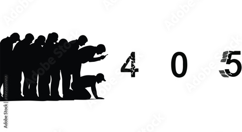 Diverse group of people with a dog outdoors