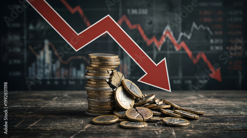 financial crisis concept