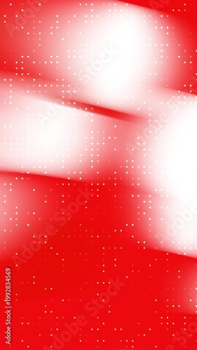 red and white vertical gradient background with luminous blinking dots, abstract light overlay for festive, corporate, and modern design