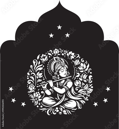 Eternal Krishna vector