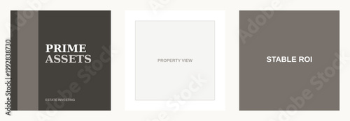 Real Estate Investment Pillar Design Template Bundle