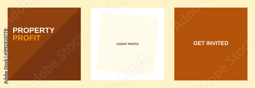 Real Estate Investing Webinar Design Template Bundle