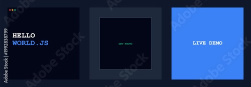 Coding Bootcamp Online Course Design Template Bundle