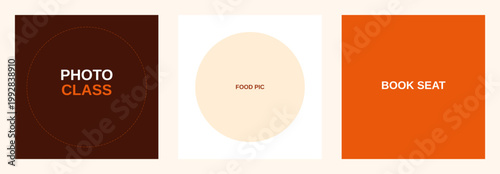Food Photography Webinar Design Template Bundle