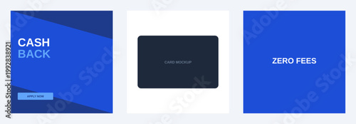 Credit Card Promotion Design Template Bundle