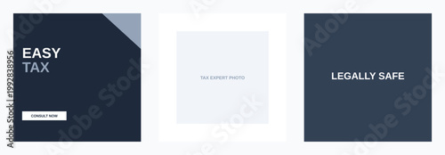 Tax Consulting Service Design Template Bundle