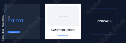 IT Consulting Tech Design Template Bundle