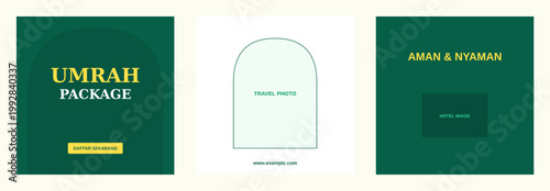 Umrah Hajj Travel Agency Design Template Bundle