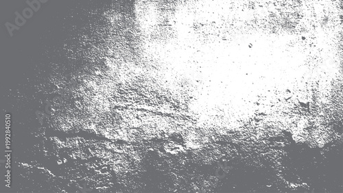 Dark monochrome grunge texture featuring chips scuffs dirt and rough worn surface for abstract vintage background