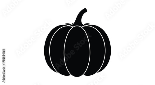 Stylized black apples with a bitten fruit a striking silhouette