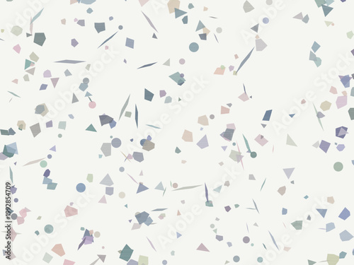 Minimalist Terrazzo Stone Chip Pattern Abstract Vector Background